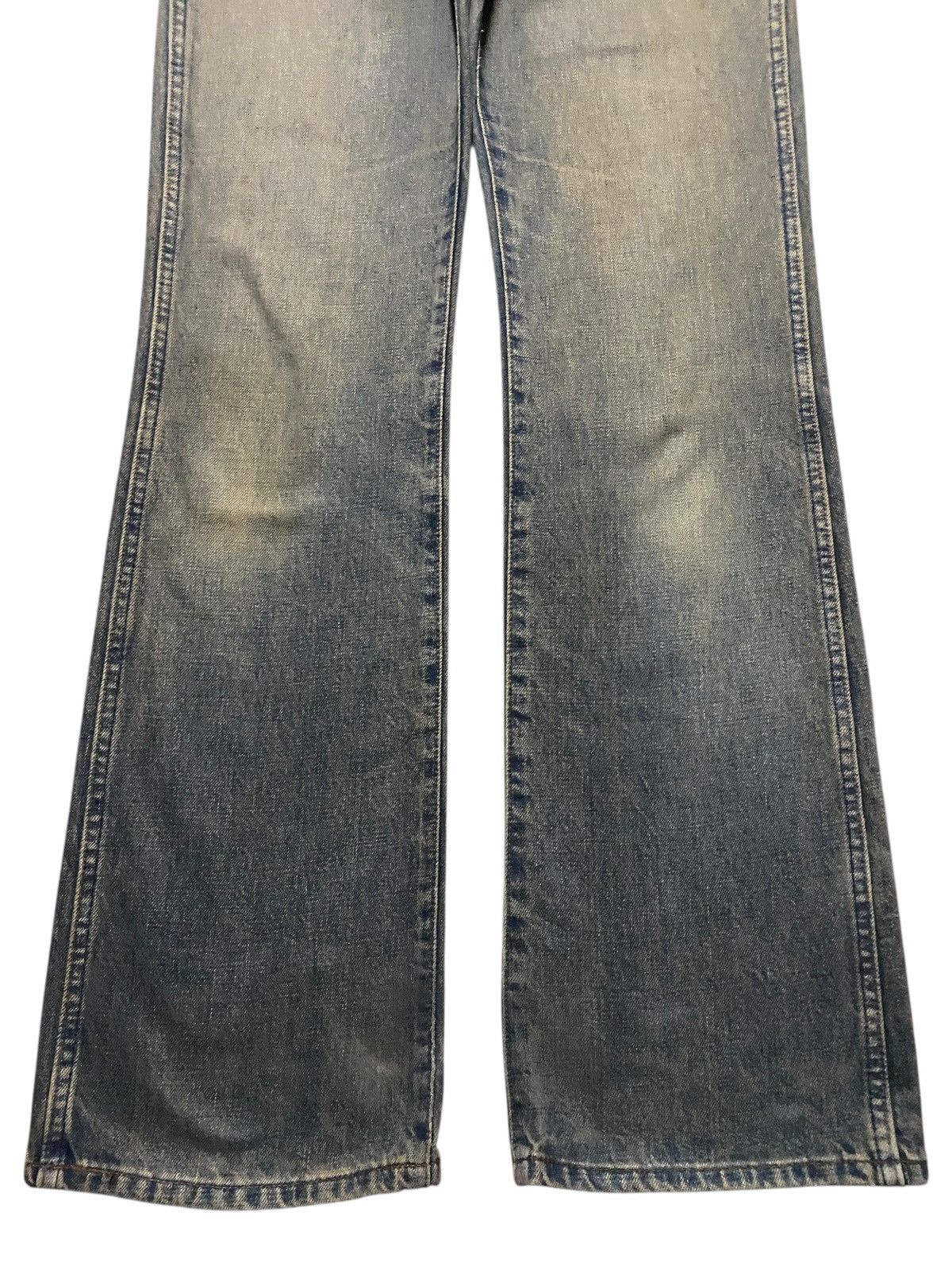 Sandro Vintage Wrangler Sanforized Mud Wash Distressed Flare Jeans Size US 27 - 5 Thumbnail