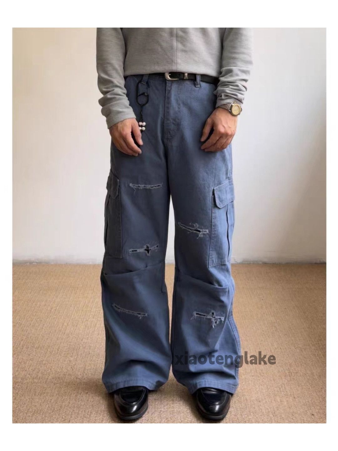 Vintage zx utility loose baggy hiphop military flared cargo pants Size US 28 / EU 44 - 5 Thumbnail