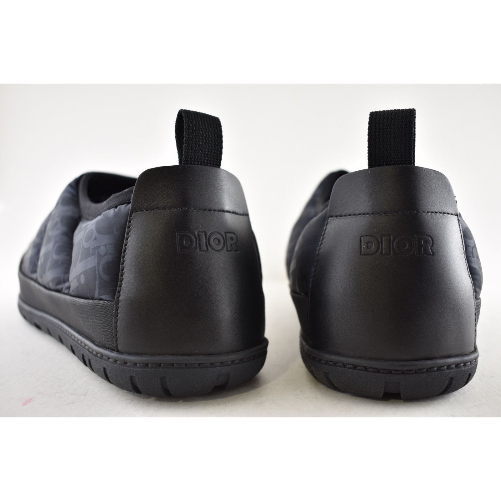 Dior Dior Mens Snow Slipper Navy Blue Oblique Black Flat 44 11 Size US 11 / EU 44 - 16 Thumbnail