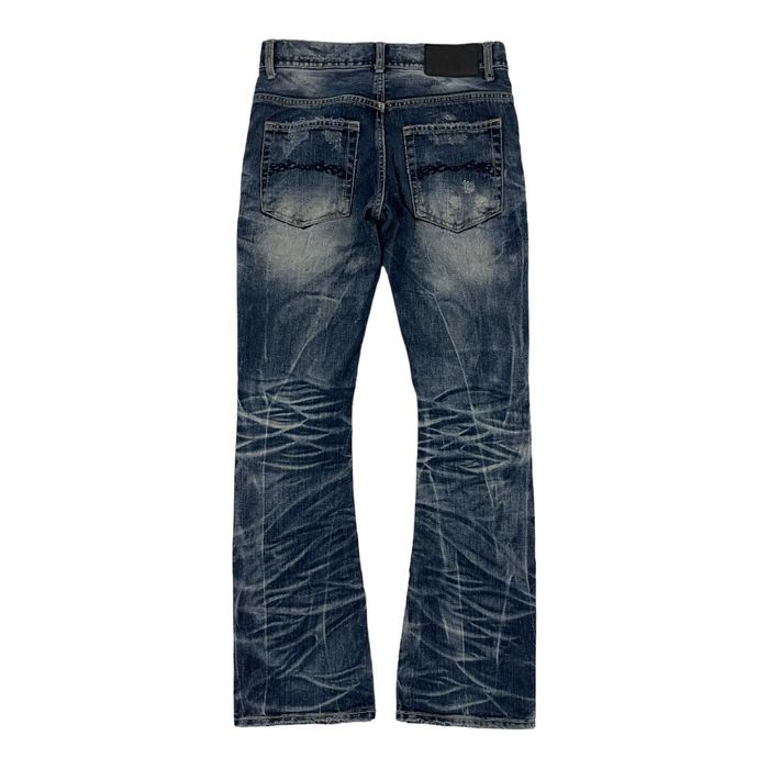 Distressed Denim Vintage Midas Flared Denim | Grailed