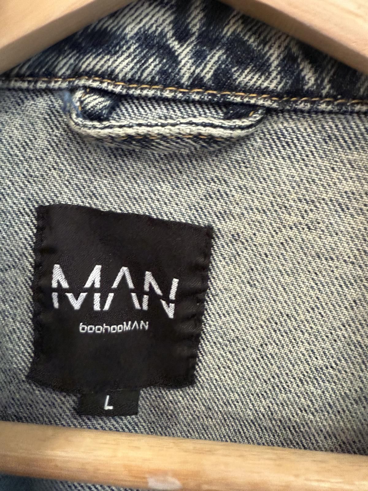 Mavi Men's Mavi Denim Jacket with Yellow and White Splatter Paint Size US L / EU 52-54 / 3 - 4 Thumbnail