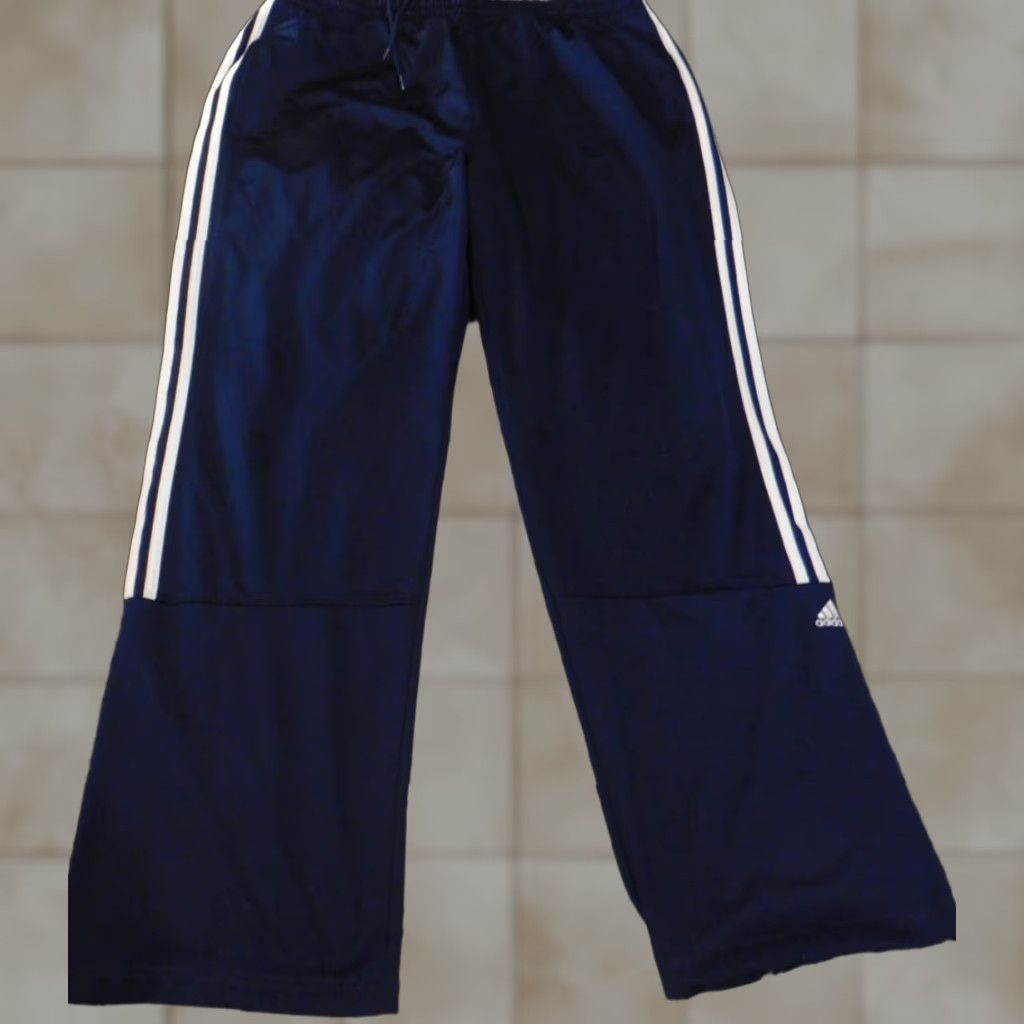 Adidas Adidas Track Pants Mens XL Blue Striped Performance Zip Vintage Y2K Stretch Regular Pants Mens XL Blue Striped Adidas Track Pants Size US 36 / EU 52 - 1 Thumbnail