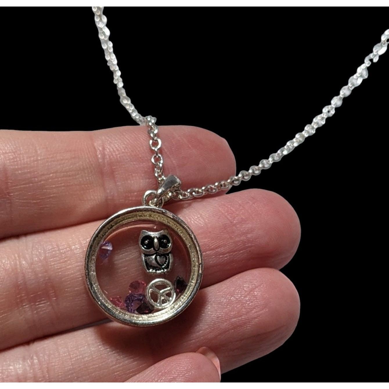 Other Owl Floating Locket Necklace Size ONE SIZE - 11 Thumbnail