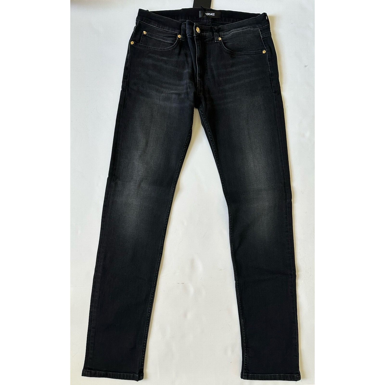 Versace Versace Men’s Black Stretch Stone Washed Jeans 32 US 1011835 Size US 32 / EU 48 - 6 Thumbnail