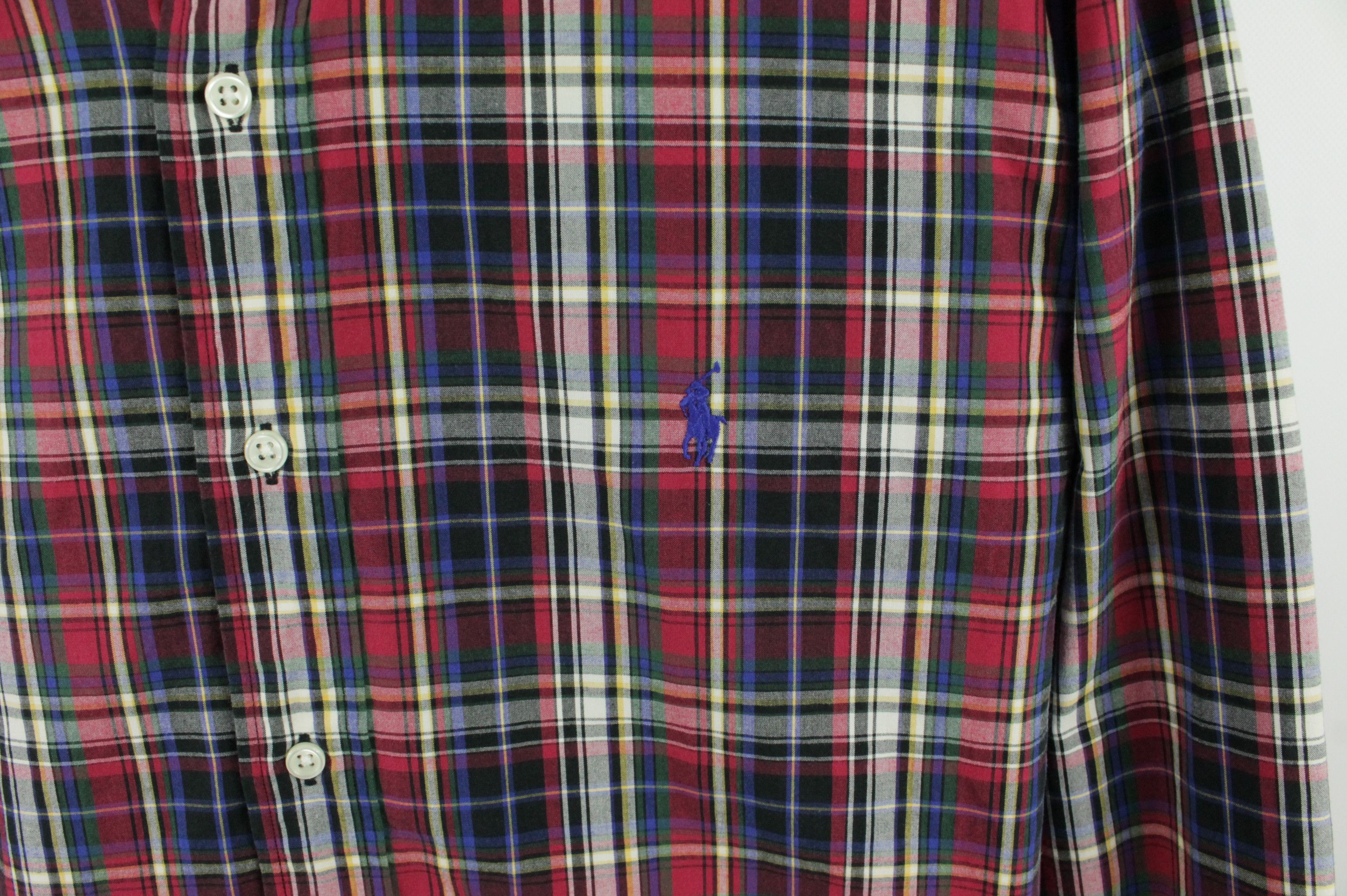 Polo Ralph Lauren Vintage Polo Ralph lauren Custom Fit Casual Plaid Shirt Size US XL / EU 56 / 4 - 4 Thumbnail