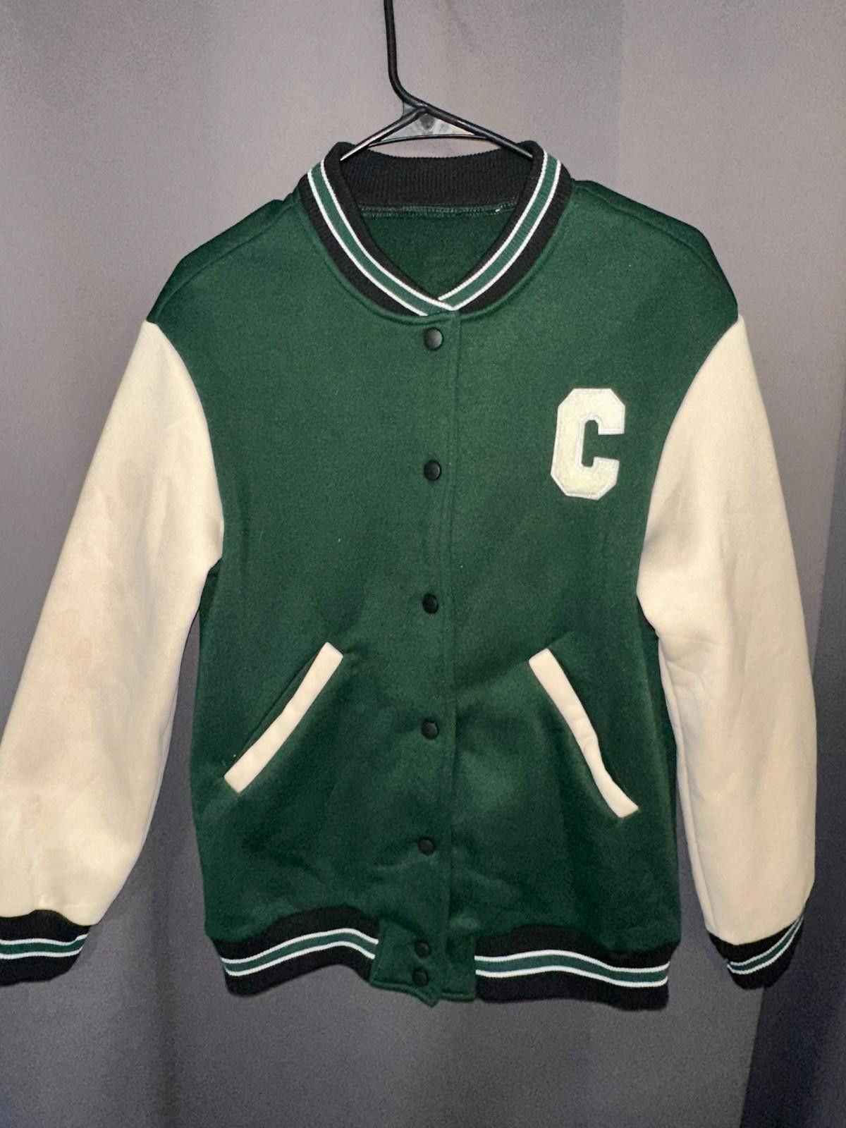 The Unbranded Brand “Varsity Green Dream – Letter ‘C’ Jacket” LG Size US L / EU 52-54 / 3 - 3 Thumbnail