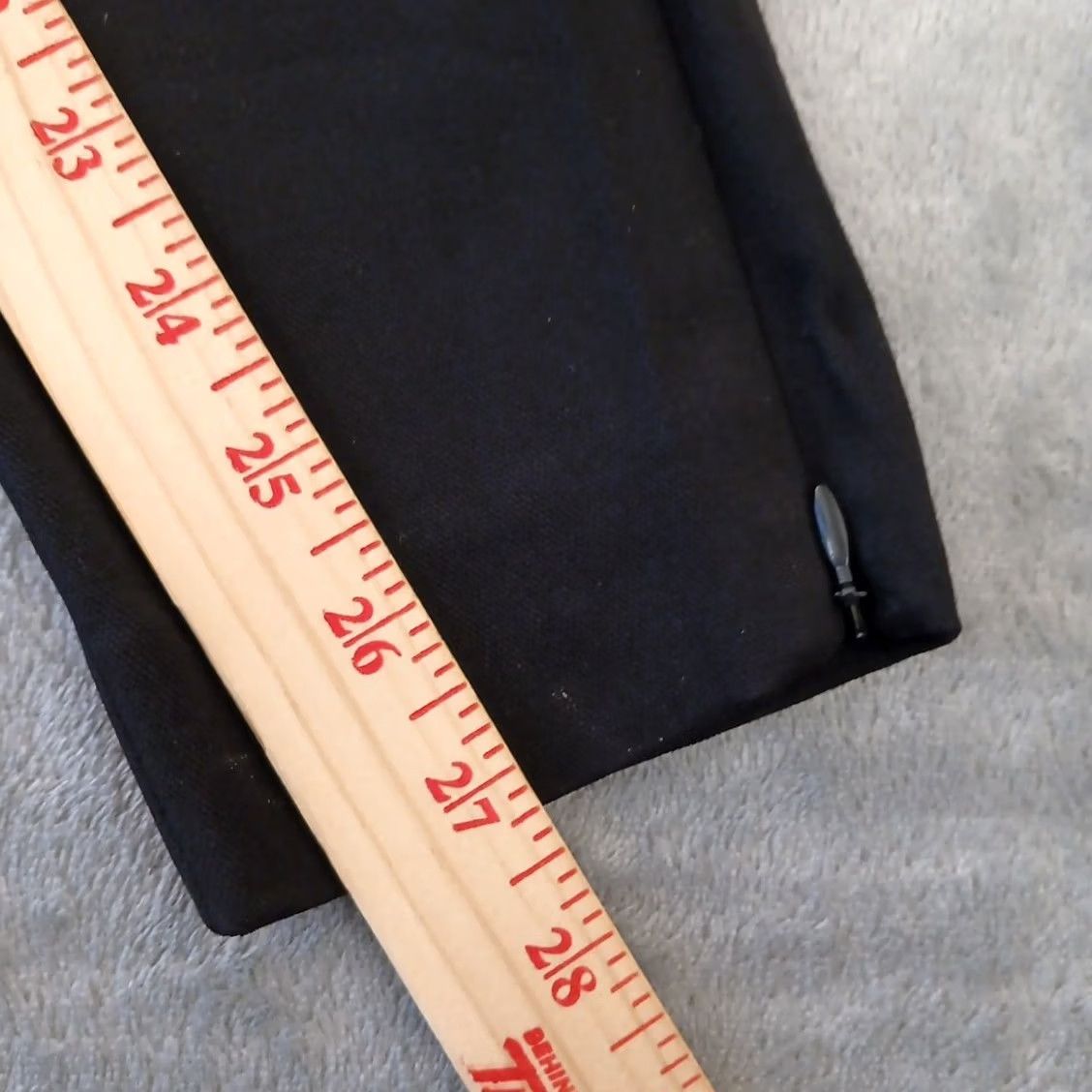 White House Black Market White House Black Market Pants Womens Skinny Black Pull On Ankle Zip Size 2 Size 26" / US 2 / IT 38 - 5 Thumbnail