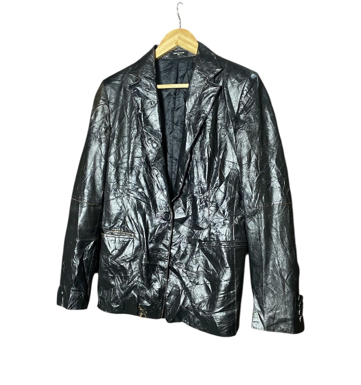 Comme Ca Ism Comme Ca Du Mode Soft Leather Coat Size 38S - 2 Thumbnail