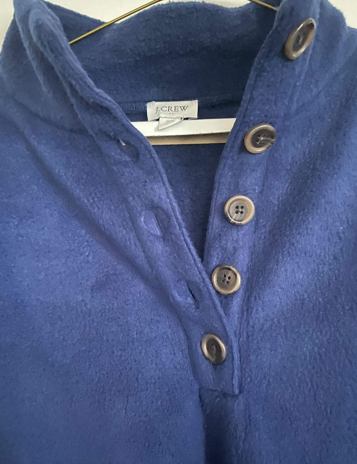 J.Crew Jcrew factory soft Sherpa pullover blue X-Large Size XL / US 12-14 / IT 48-50 - 3 Thumbnail