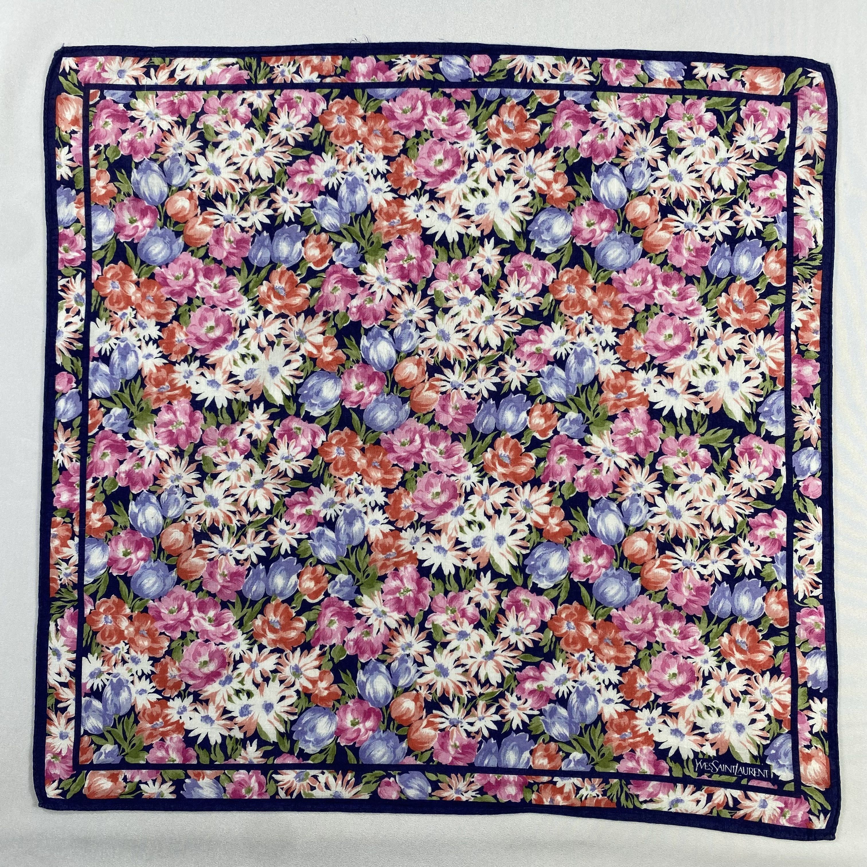 Vintage Yves Saint Laurent Handkerchief / Neckerchief / Bandana Size ONE SIZE - 1 Thumbnail