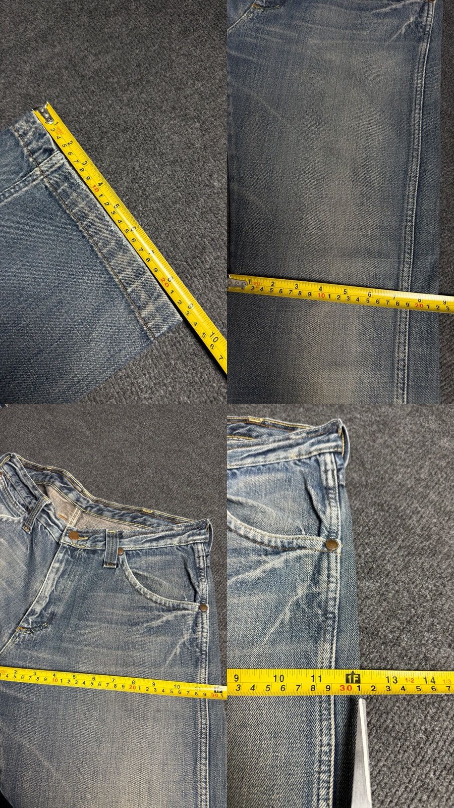 Wrangler Archive 90s Wrangler DAYTON Distressed Faded Bootcut Jeans Size US 32 / EU 48 - 21 Thumbnail