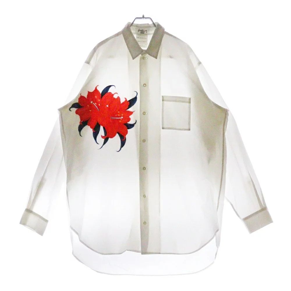 Yohji Yamamoto Yohji Yamamoto POUR HOMME // 87SS Archive broadcloth shirt Size US XXL / EU 58 / 5 - 1 Thumbnail
