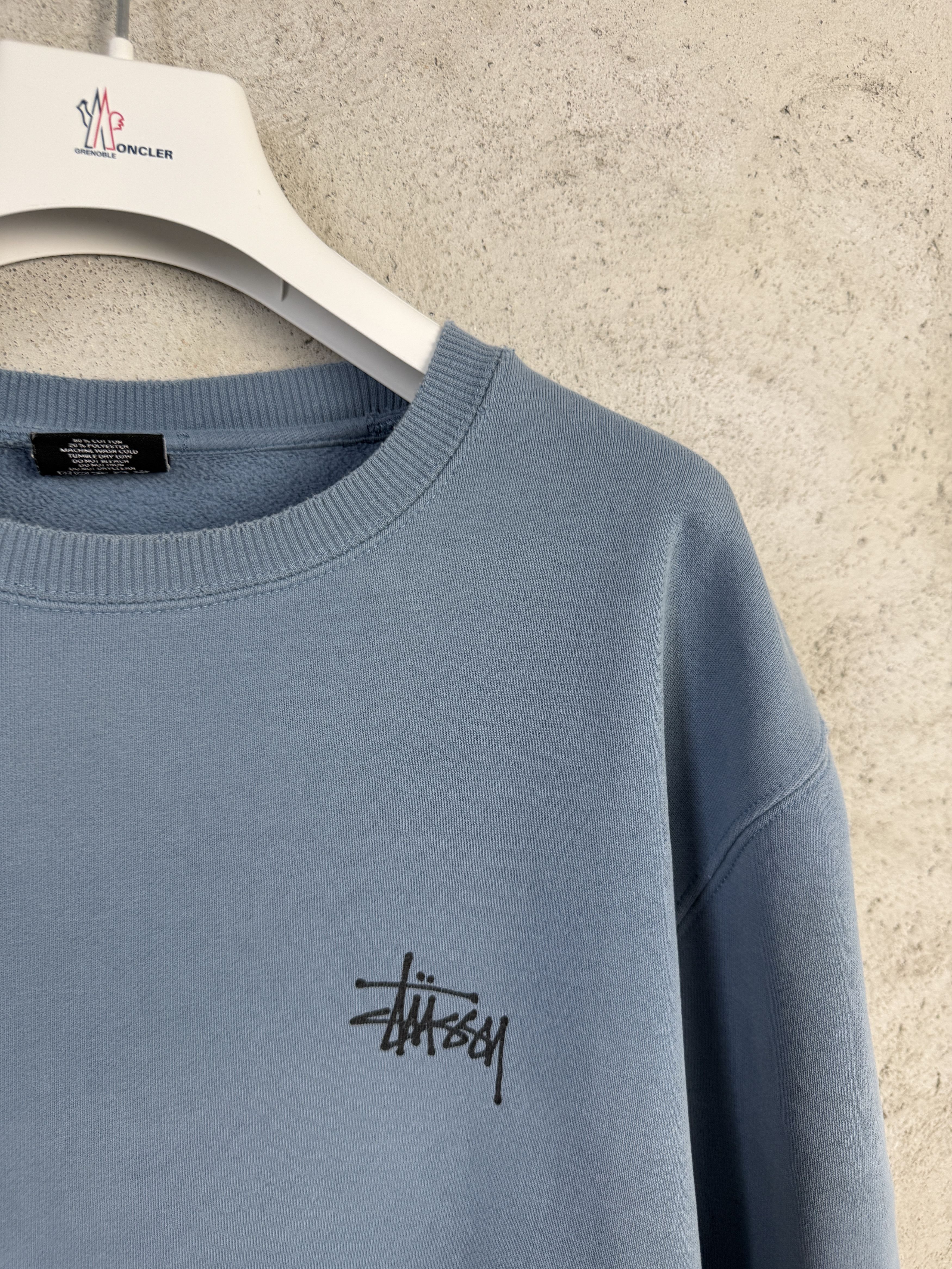 Stussy Stussy big back logo sweatshirt crewneck skate rap Size US L / EU 52-54 / 3 - 3 Thumbnail