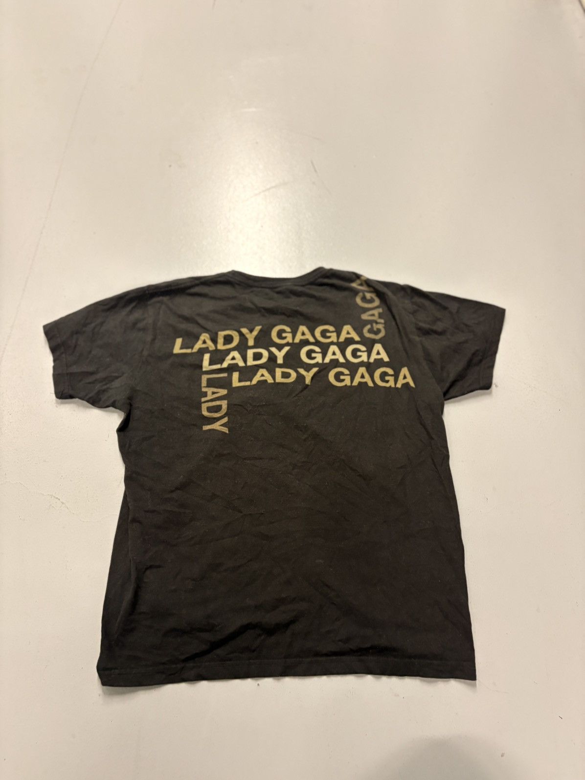 Rap Tees Lady Gaga Black Graphic Tee - Vintage Y2K M Size US M / EU 48-50 / 2 - 4 Thumbnail