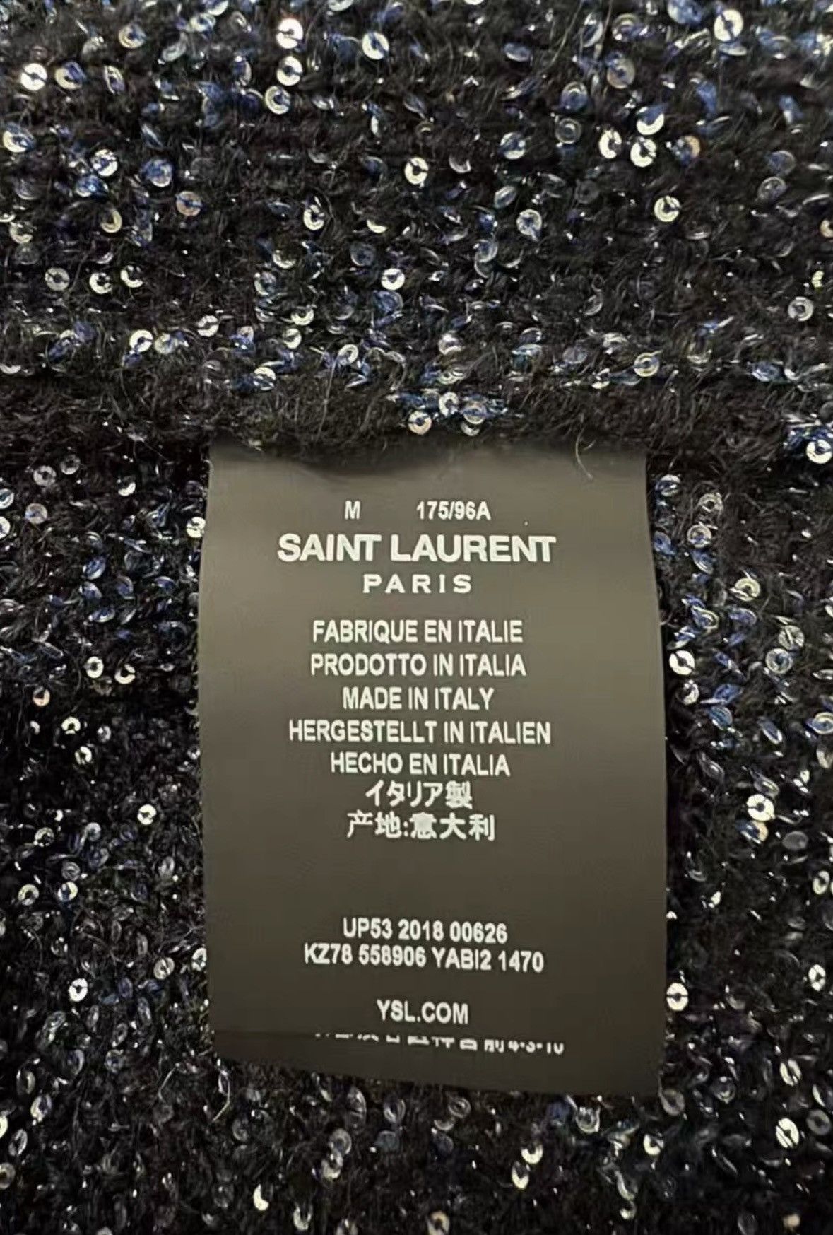 Saint Laurent Paris Saint Laurent SLP 2018FW Lightning Cardigan Size US M / EU 48-50 / 2 - 4 Thumbnail