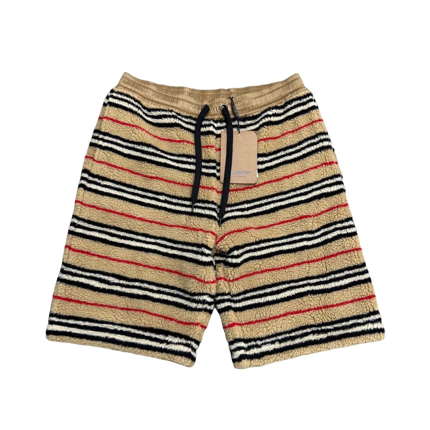 Burberry Burberry Striped Teddy Fleece Shorts Size S Size US 30 / EU 46 - 1 Thumbnail