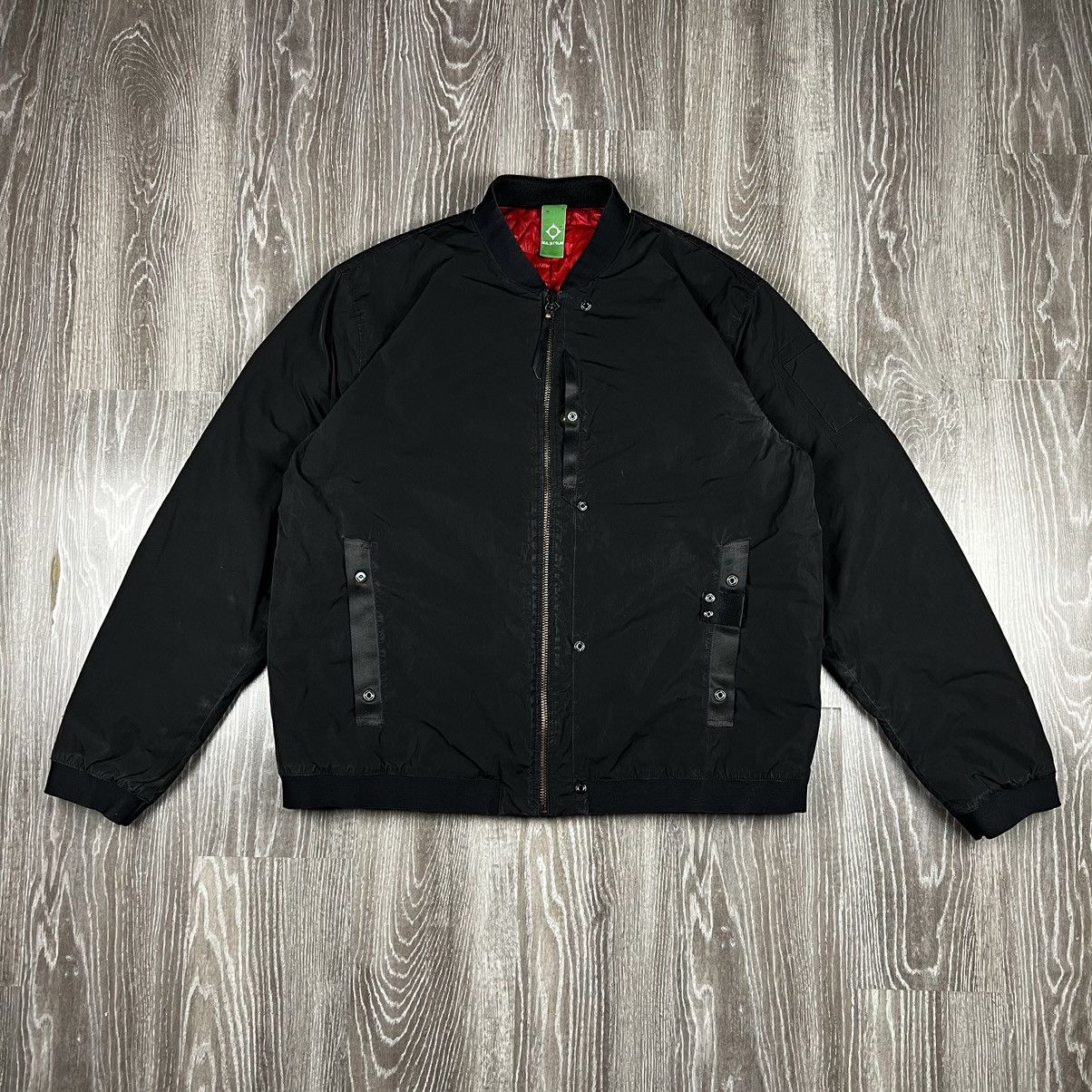 image of C P Company x Ma Strum Ma.strum Nylon Bomber Jacket in Black, Men's (Size 2XL)