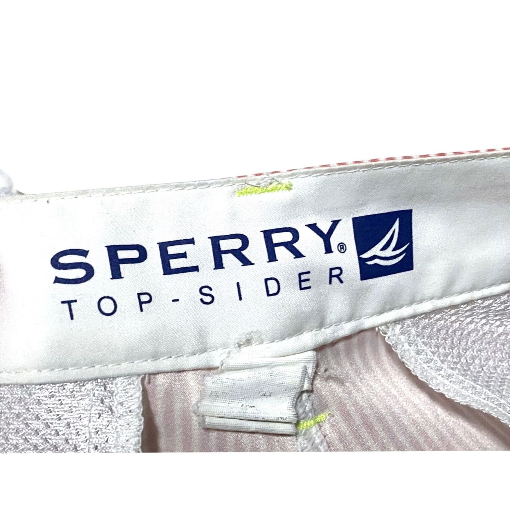 Sperry Sperry Palm Trees Red White Striped Swim Shorts Mens 32 Beach Vacation Resort Size US 32 / EU 48 - 7 Thumbnail