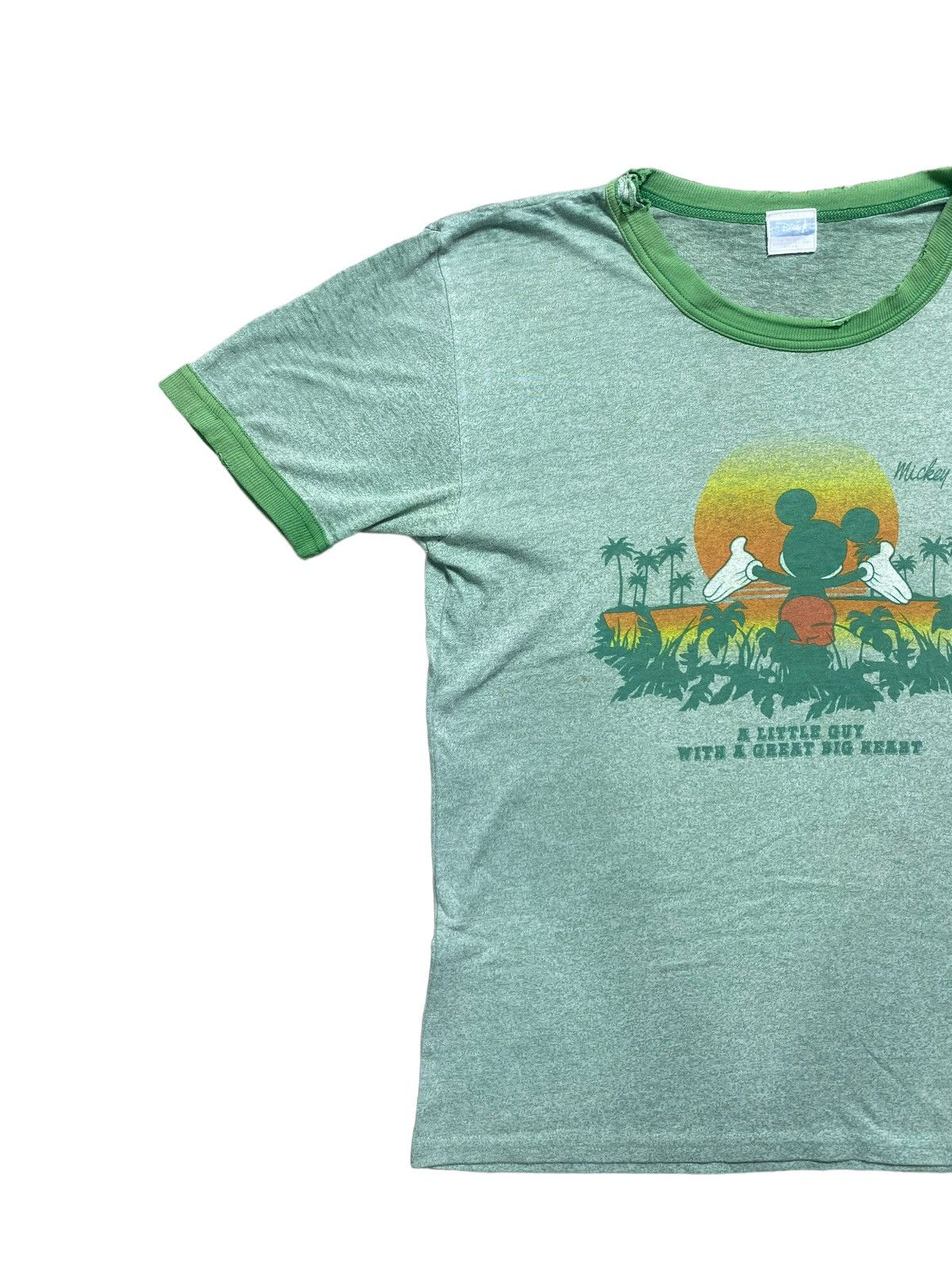 Disney VINTAGE MICKEY MOUSE RINGER CALIFORNIA HAWAII TEE Size US M / EU 48-50 / 2 - 3 Thumbnail