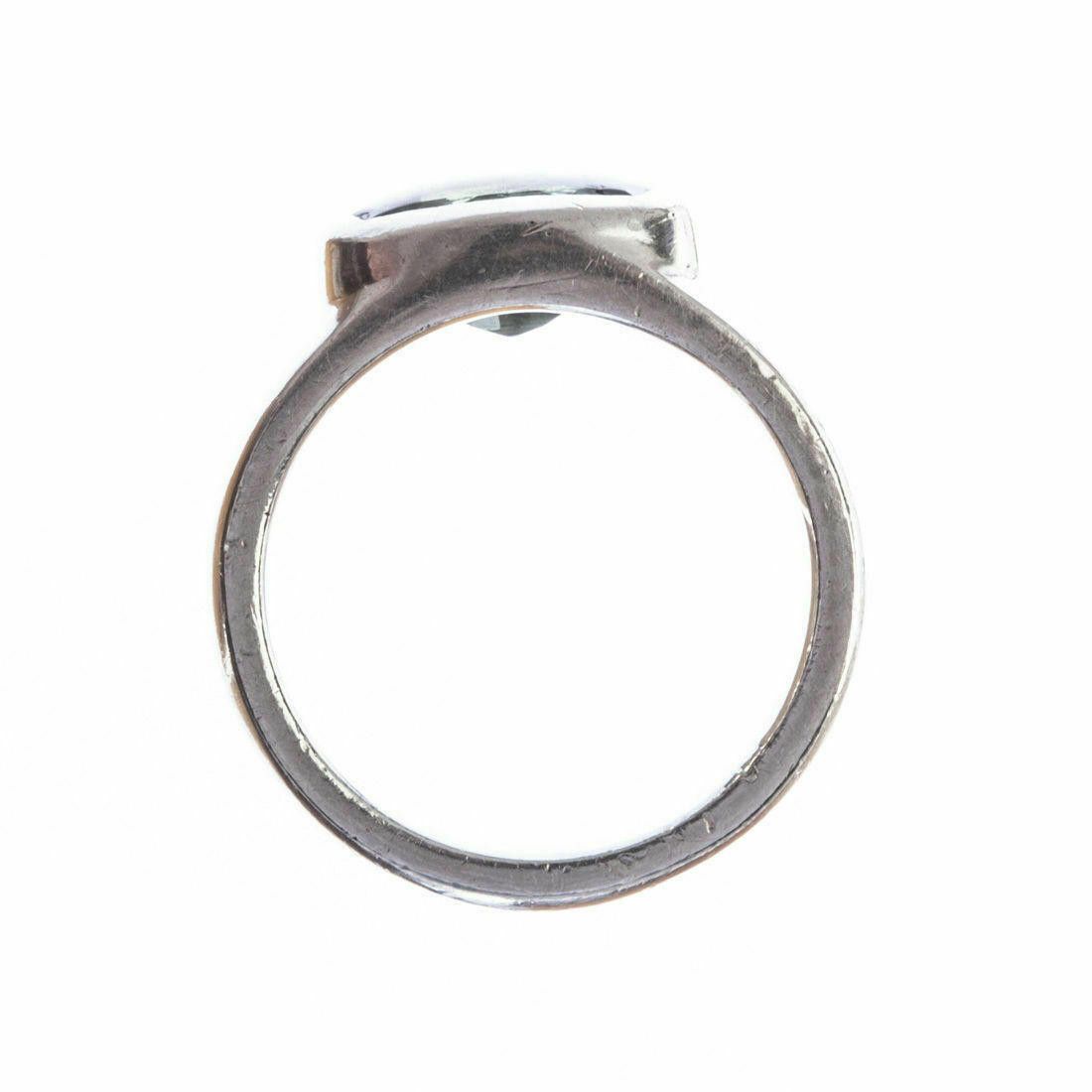 Handmade Handmade Sterling Silver Green Tourmaline Ring Size ONE SIZE - 3 Thumbnail