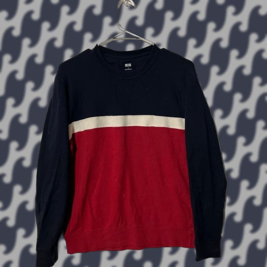 Uniqlo Uniqlo Casual Crew Neck Sweater Red Blue Mens Size Small Pullover Black S Men Clothing Mens Size US S / EU 44-46 / 1 - 1 Thumbnail