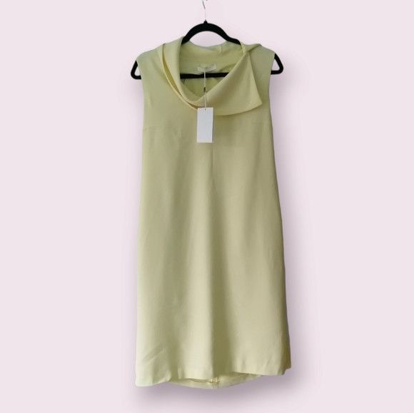 image of Hugo Boss Dress Size M in Light Yellow, Women's