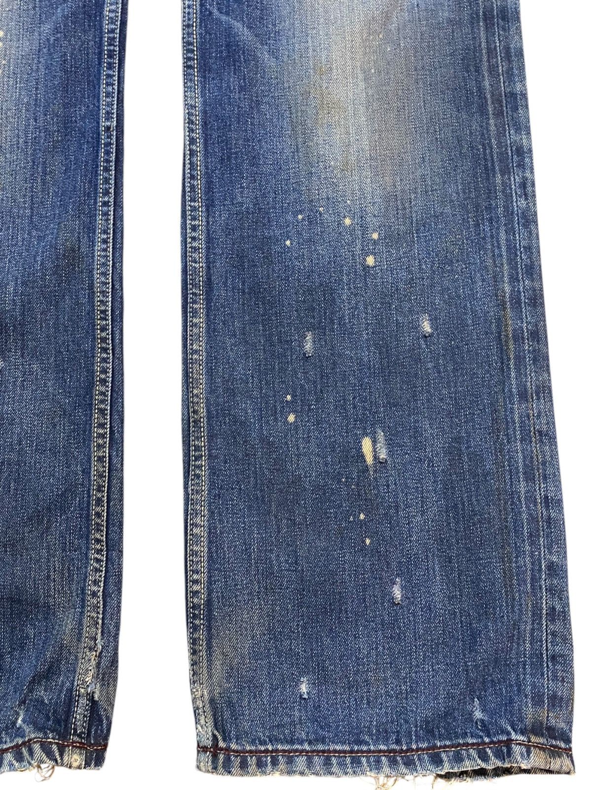 Diesel Black Gold Vintage Diesel Acid Wash Enough Baggy Distressed Jeans Size US 32 / EU 48 - 12 Thumbnail