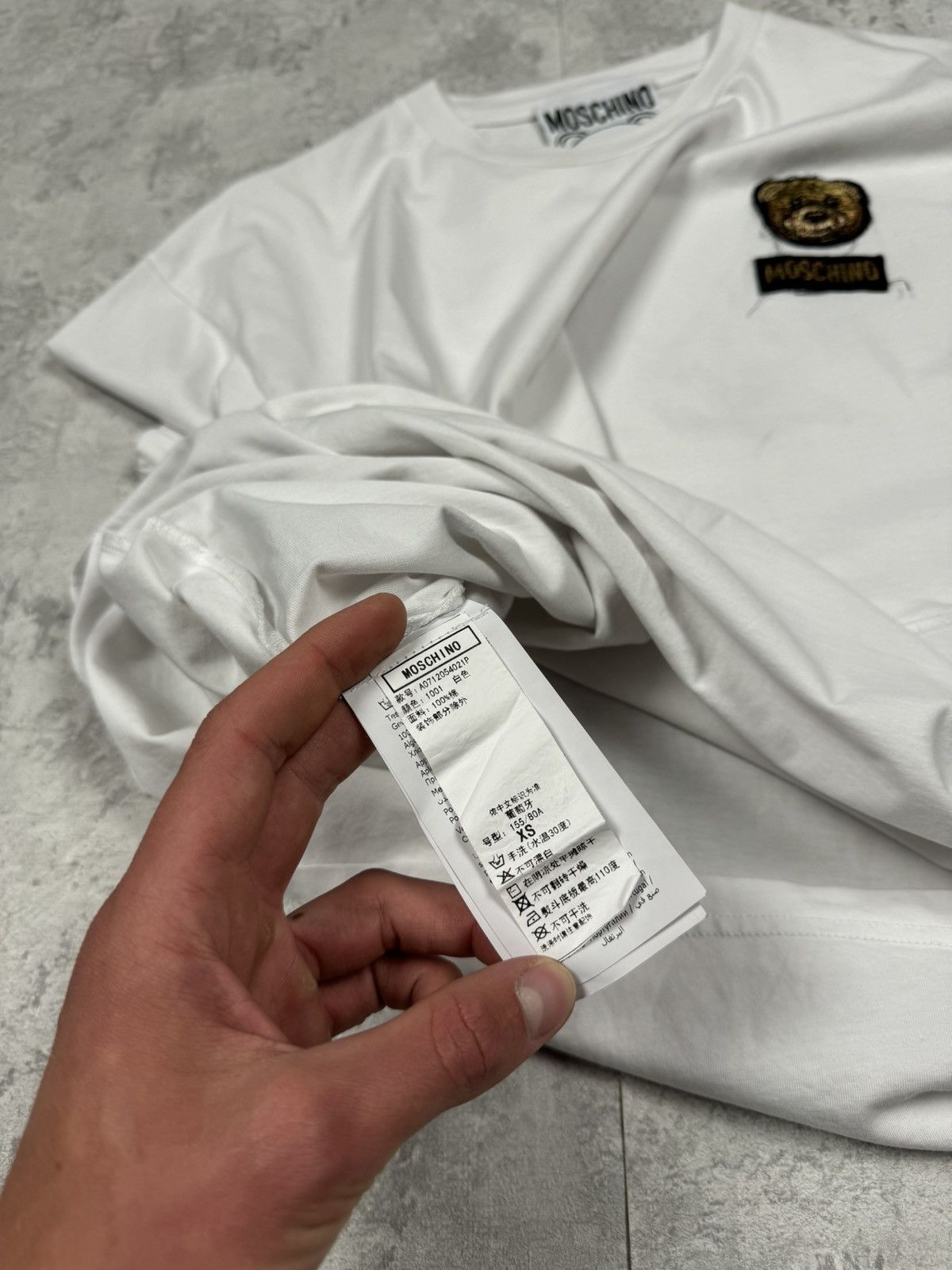 Moschino Moschino White T-Shirt Size XS-S Size US XS / EU 42 / 0 - 9 Thumbnail