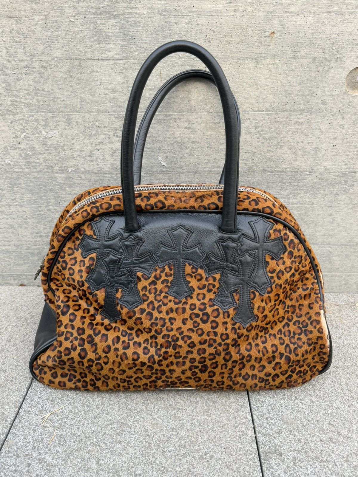 Chrome Hearts Chrome Hearts Leopard Bowling Bag Size ONE SIZE - 3 Thumbnail
