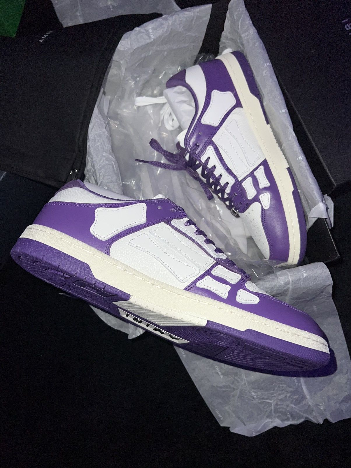 Amiri Amiri Skel Low-Top “Purple” BNWT Size US 11 / EU 44 - 5 Thumbnail