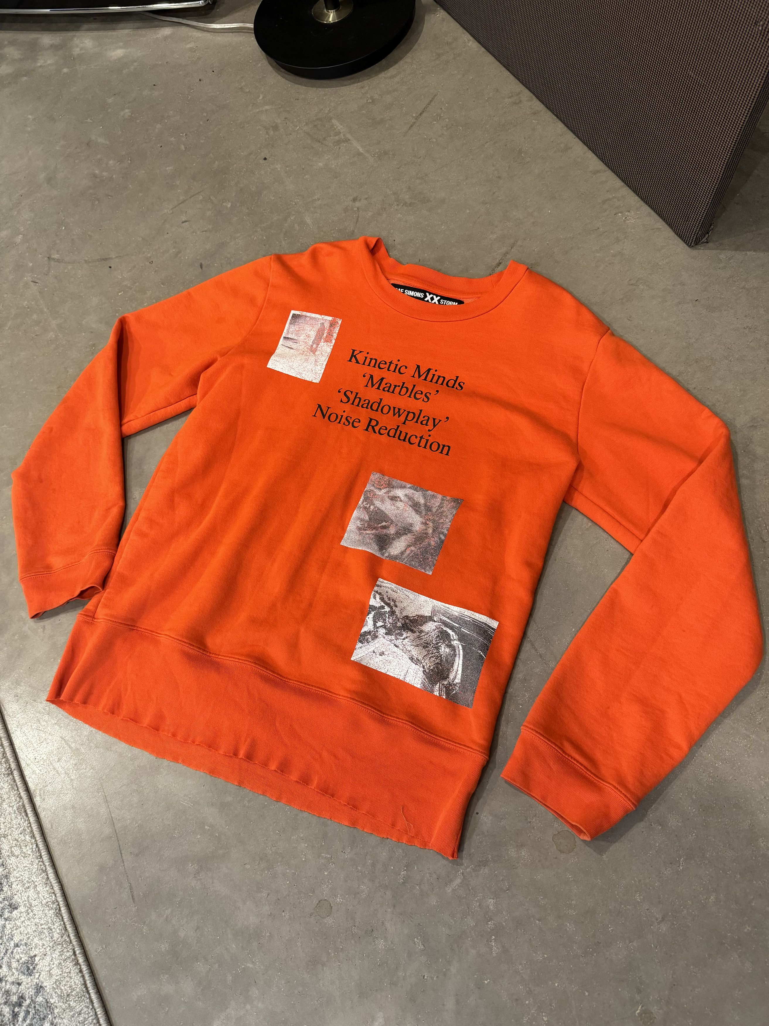 Raf Simons Raf Simons XX Storm Orange Crewneck Size US XL / EU 56 / 4 - 1 Thumbnail
