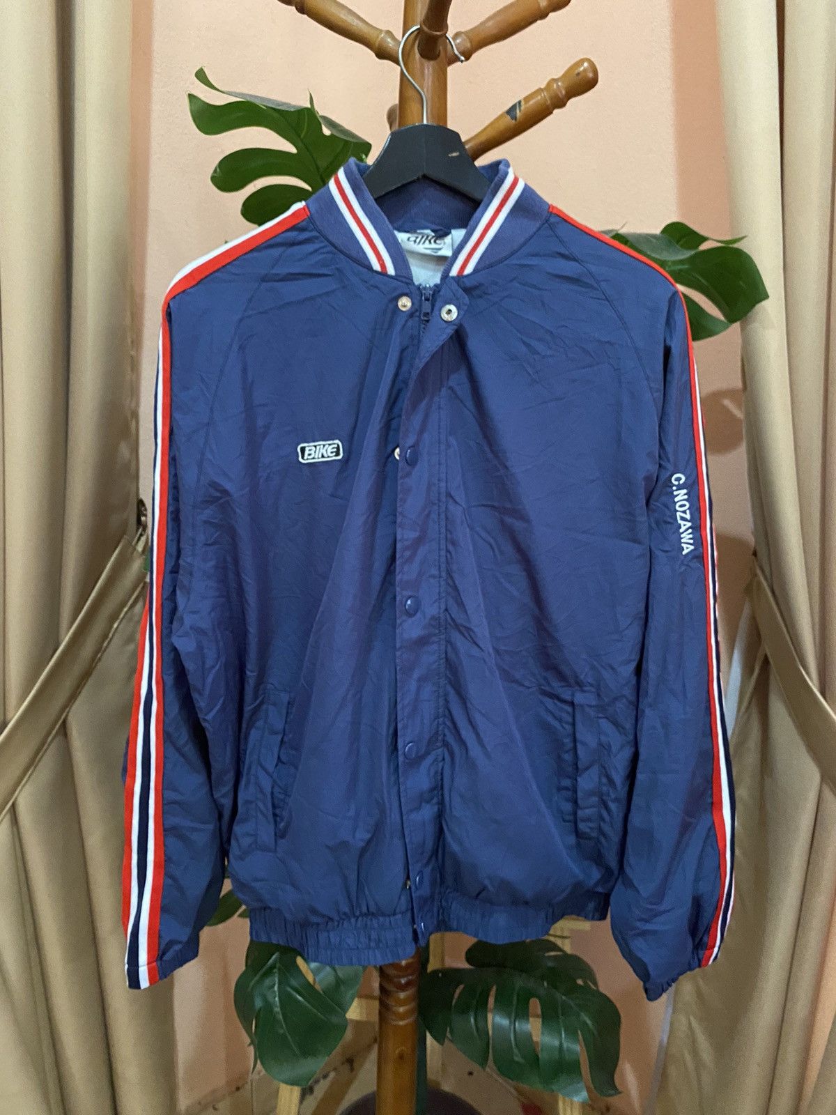 Japanese Brand Vintage BIKE Ibaraki Minami B.B.C. Basketball Jacket Size US M / EU 48-50 / 2 - 1 Thumbnail