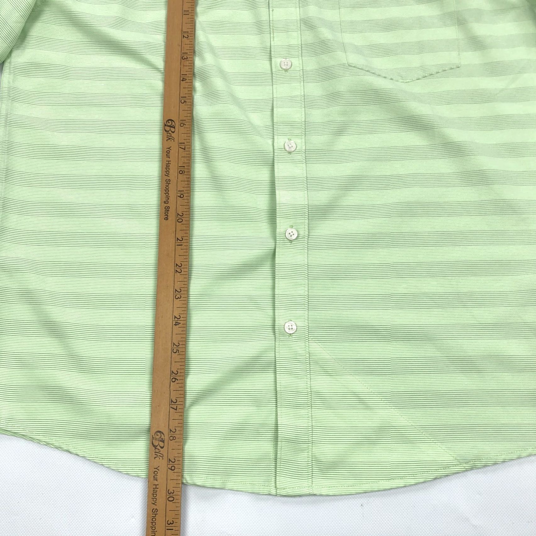Vintage Huk Fishing Shirt Striped Short Sleeve Button-Down Mens L Green Size US L / EU 52-54 / 3 - 5 Thumbnail
