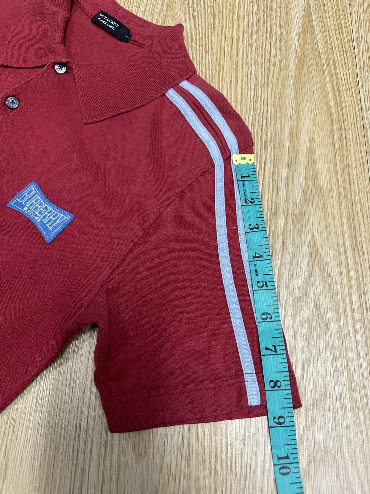 Burberry Burberry Black Label Red Polo Shirt A454 Size US S / EU 44-46 / 1 - 8 Thumbnail