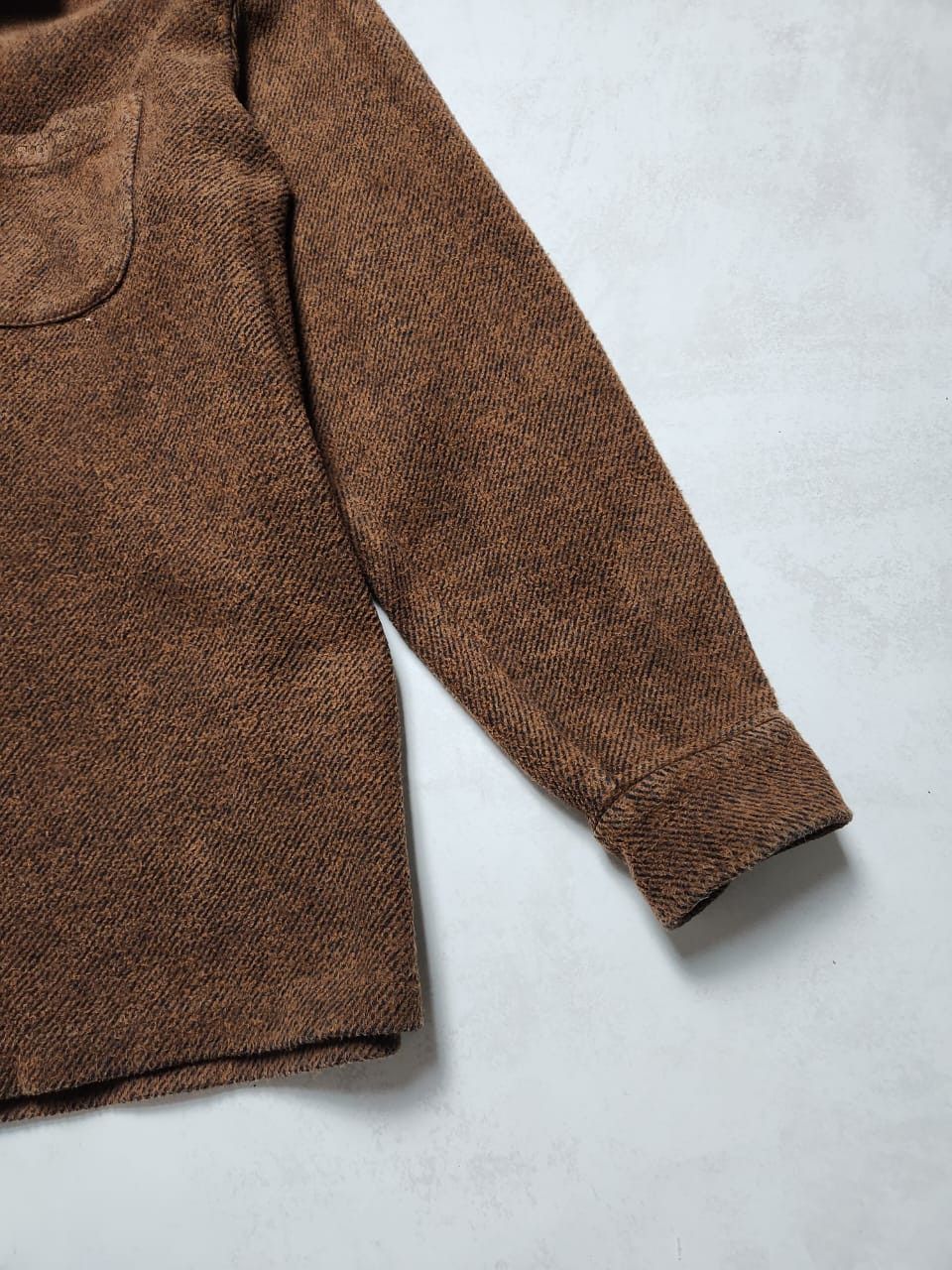 Supreme Supreme Brown Flannel Ribbed Jacket Size US XL / EU 56 / 4 - 4 Thumbnail