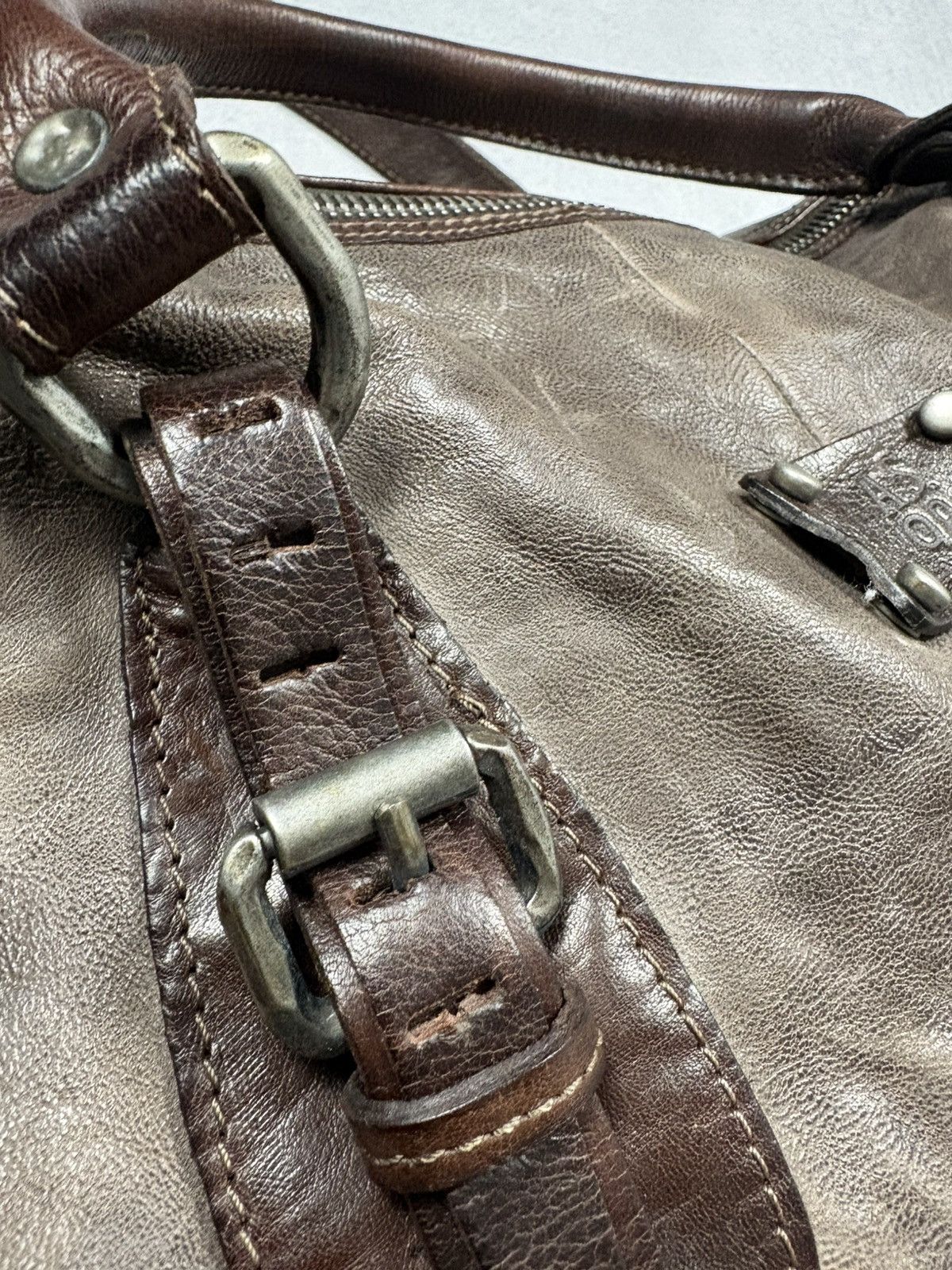A.S.98 A.S.98 AirStep Archive Brown Leather Satchel Shoulder Bag Size ONE SIZE - 13 Thumbnail