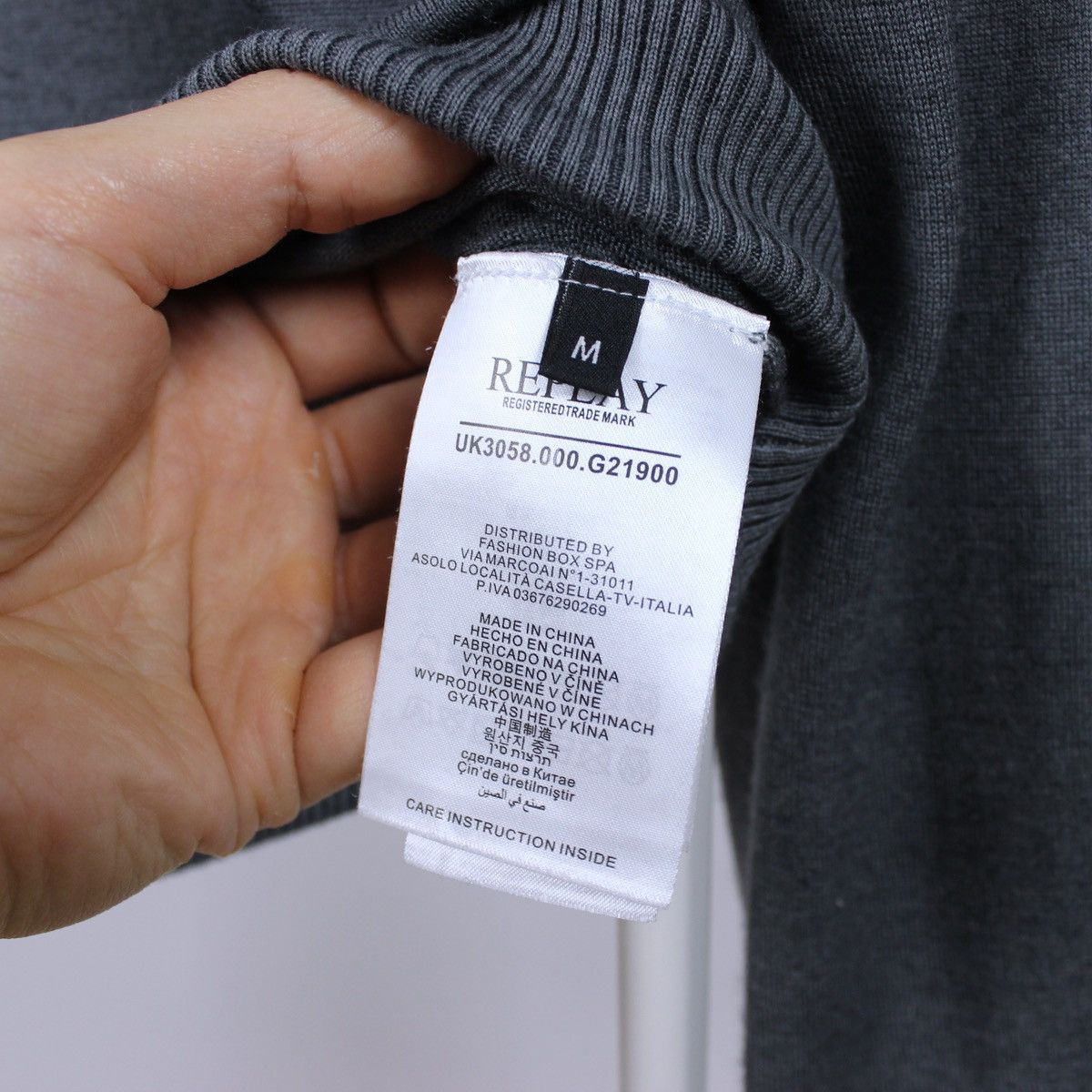 Replay Replay V-neck Wool Sweater Size US M / EU 48-50 / 2 - 5 Thumbnail
