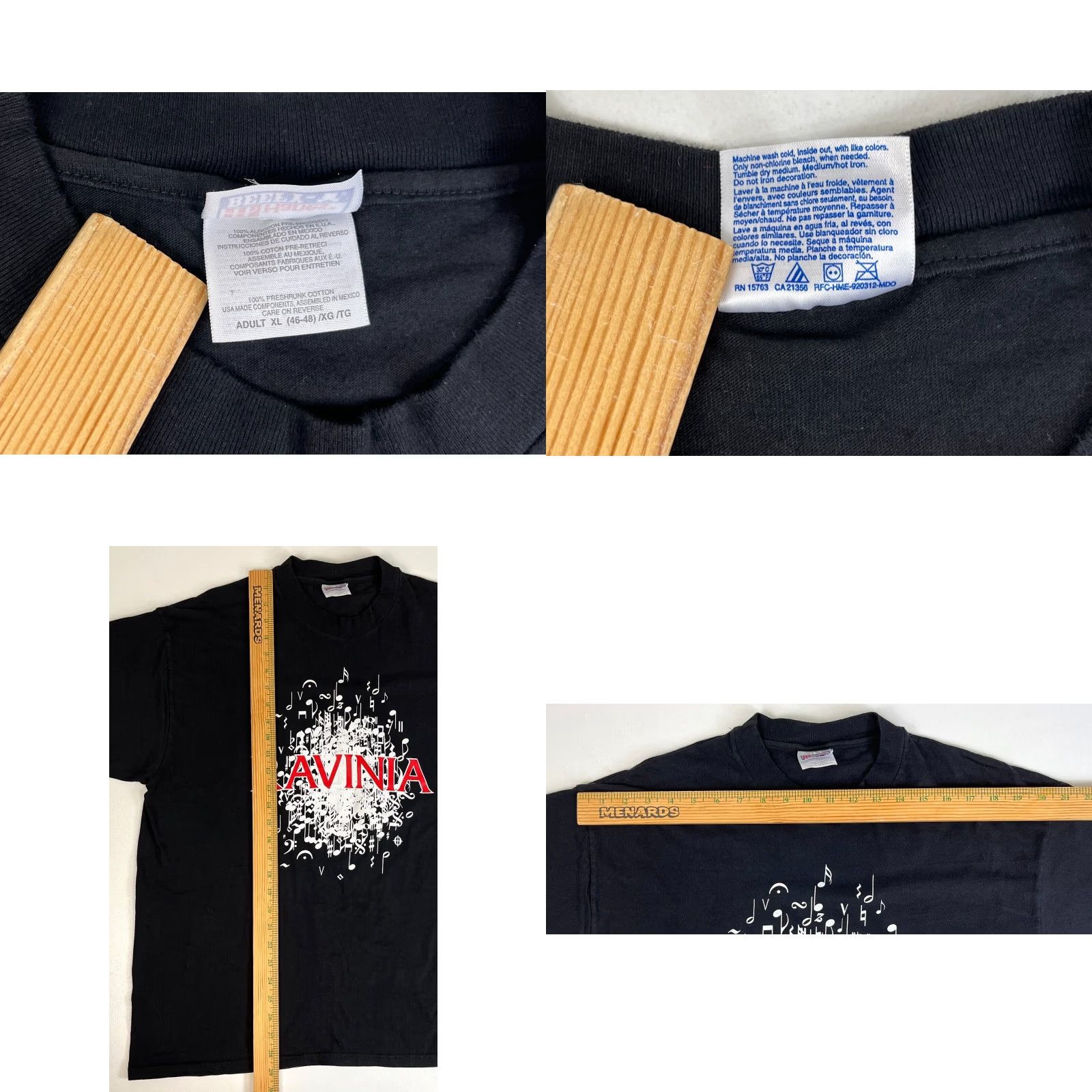 Hanes VINTAGE Jazz at Ravinia T-Shirt Mens XL Black Hanes Beefy-T 1999 90s Music Double-Sided Size US XL / EU 56 / 4 - 8 Thumbnail