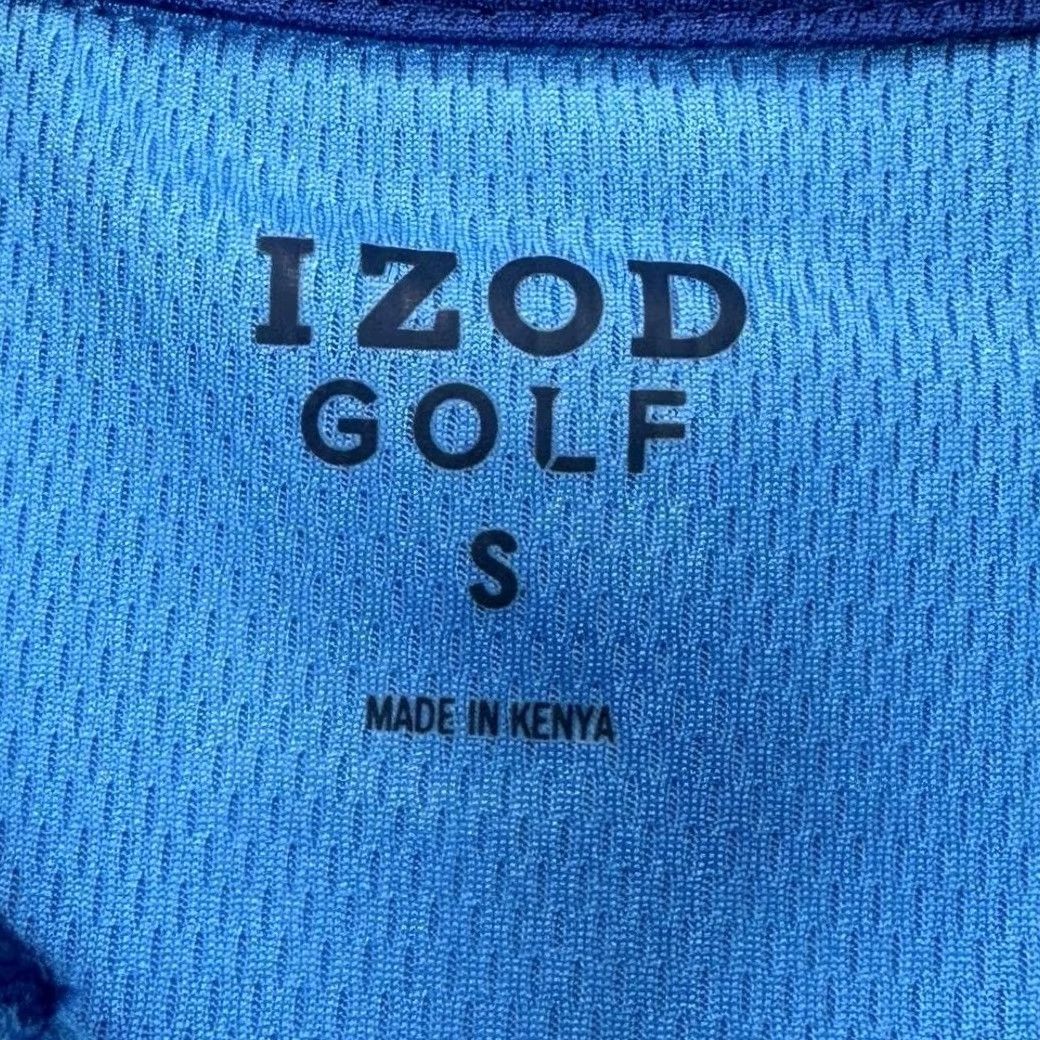 Izod NEW Izod Polo Shirt Mens Small Blue Golf Rugby Ombre Performance Short Sleeve Size US S / EU 44-46 / 1 - 3 Thumbnail