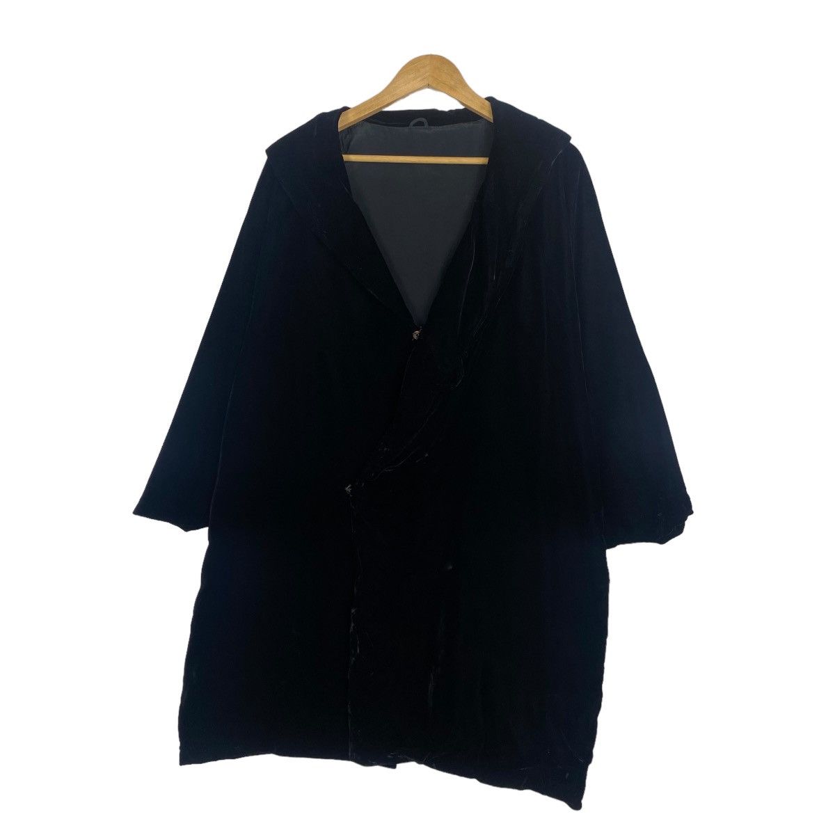 Velvet × Vintage Cristoph Andrease vintage velvet longcoat Size L / US 10 / IT 46 - 2 Thumbnail