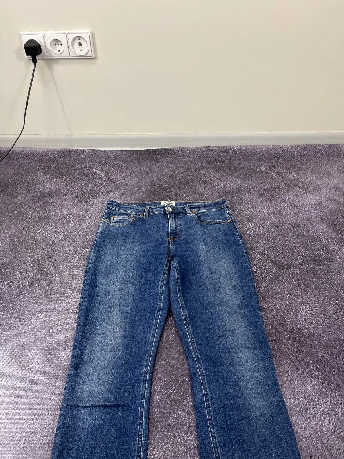 Acne Studios Acne Studios Skin 5 Dark VTG Women’s Denim Luxury Jeans Size 28" / US 6 / IT 42 - 4 Thumbnail