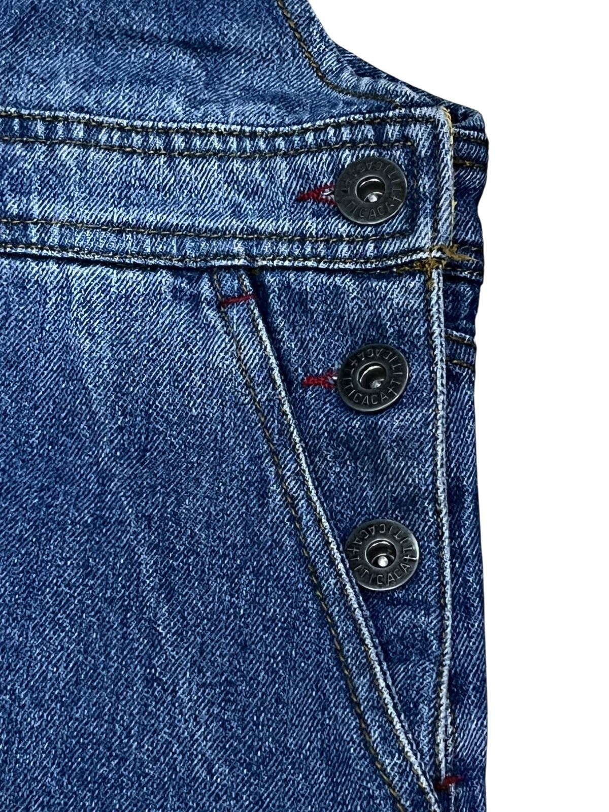 VIBE Vintage TITICACA Baggy Denim Overall w/ Embroidery Size 30" / US 8 / IT 44 - 10 Thumbnail