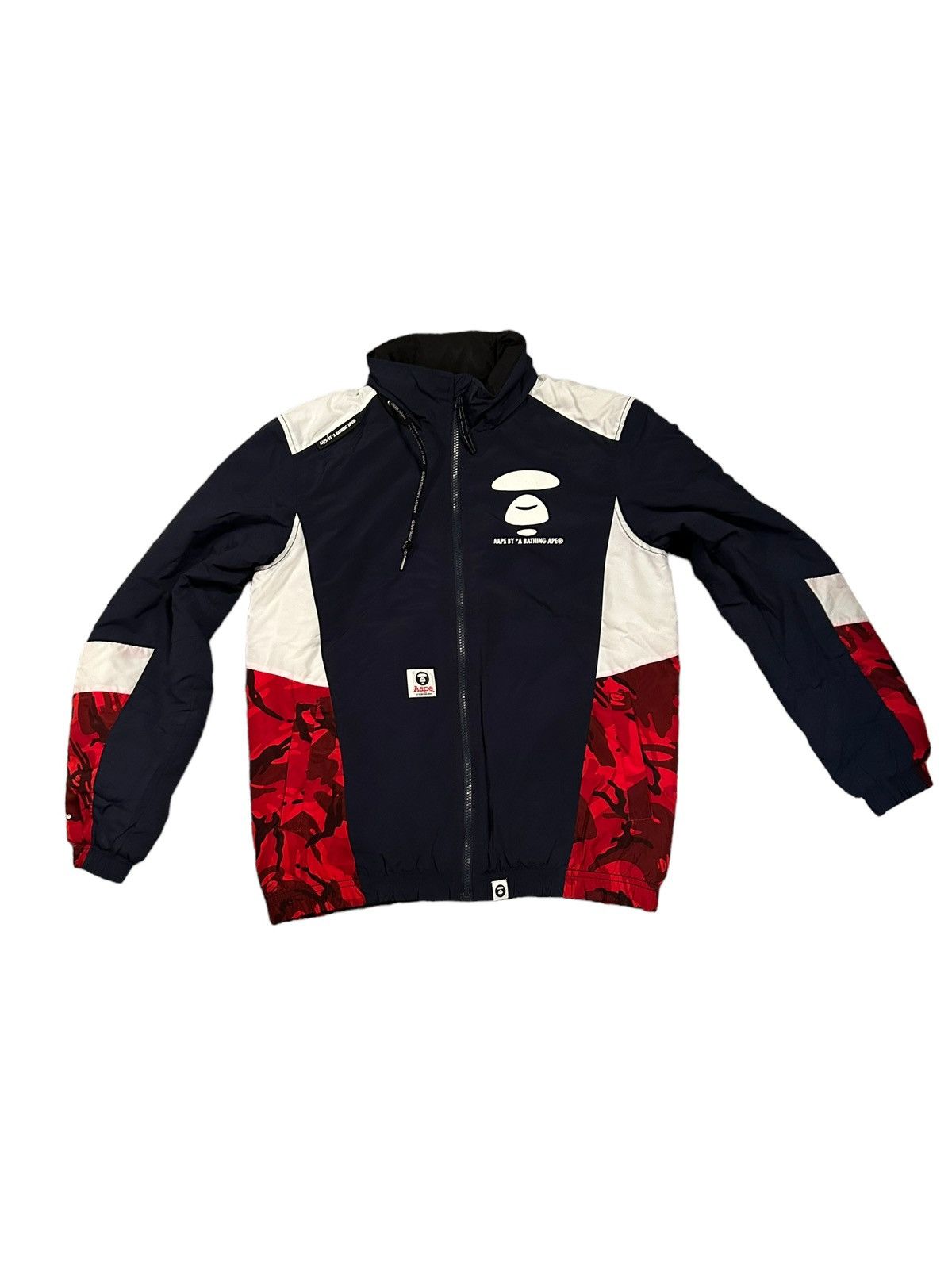 image of Streetwear Aape By A Bathing Ape Winter Jacket in Red, Men's (Size Small)