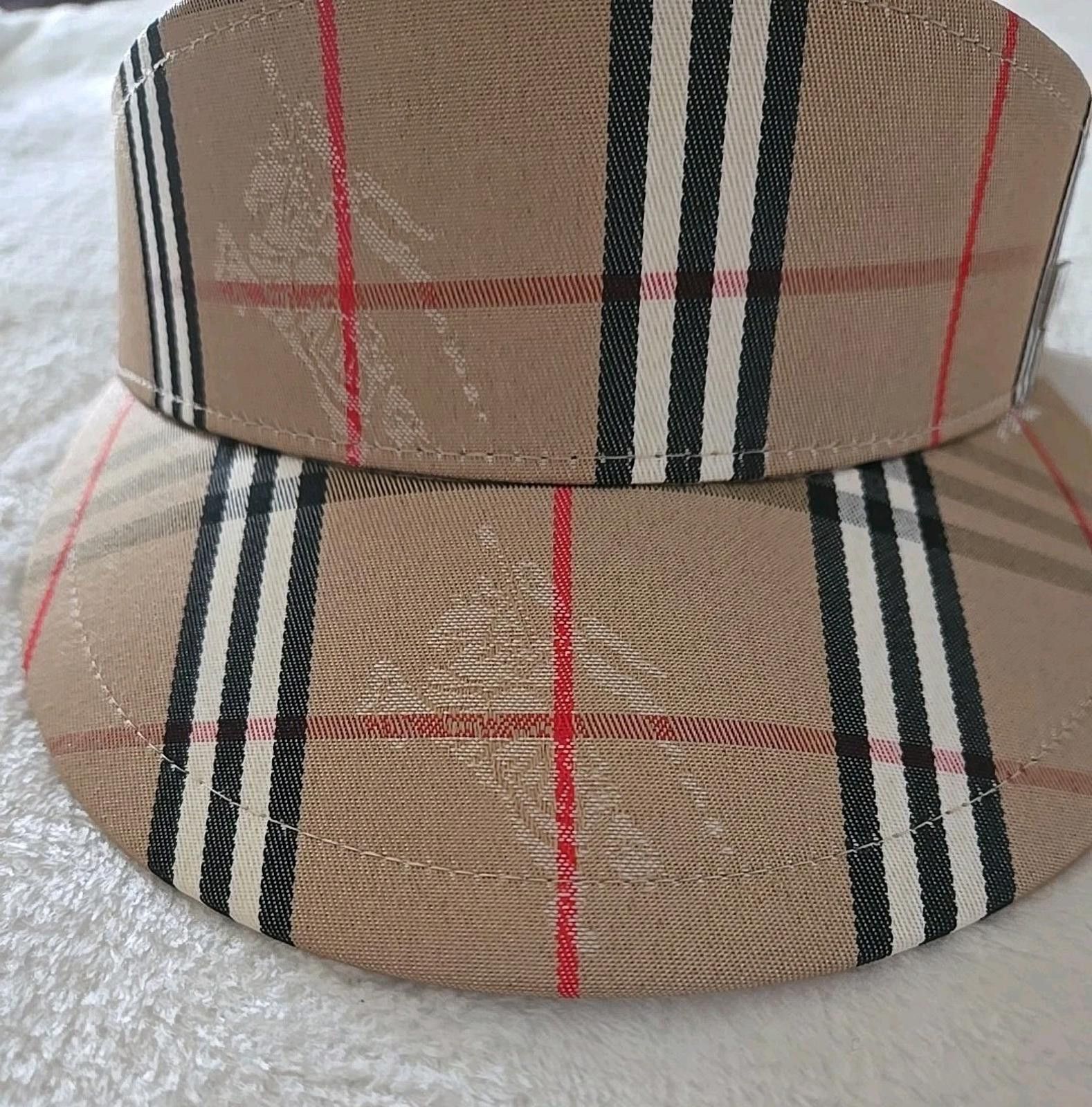 Burberry BURBERRYS Sun Visor Plaid Golf Cap Adjustable Vintage NEW Size ONE SIZE - 4 Thumbnail