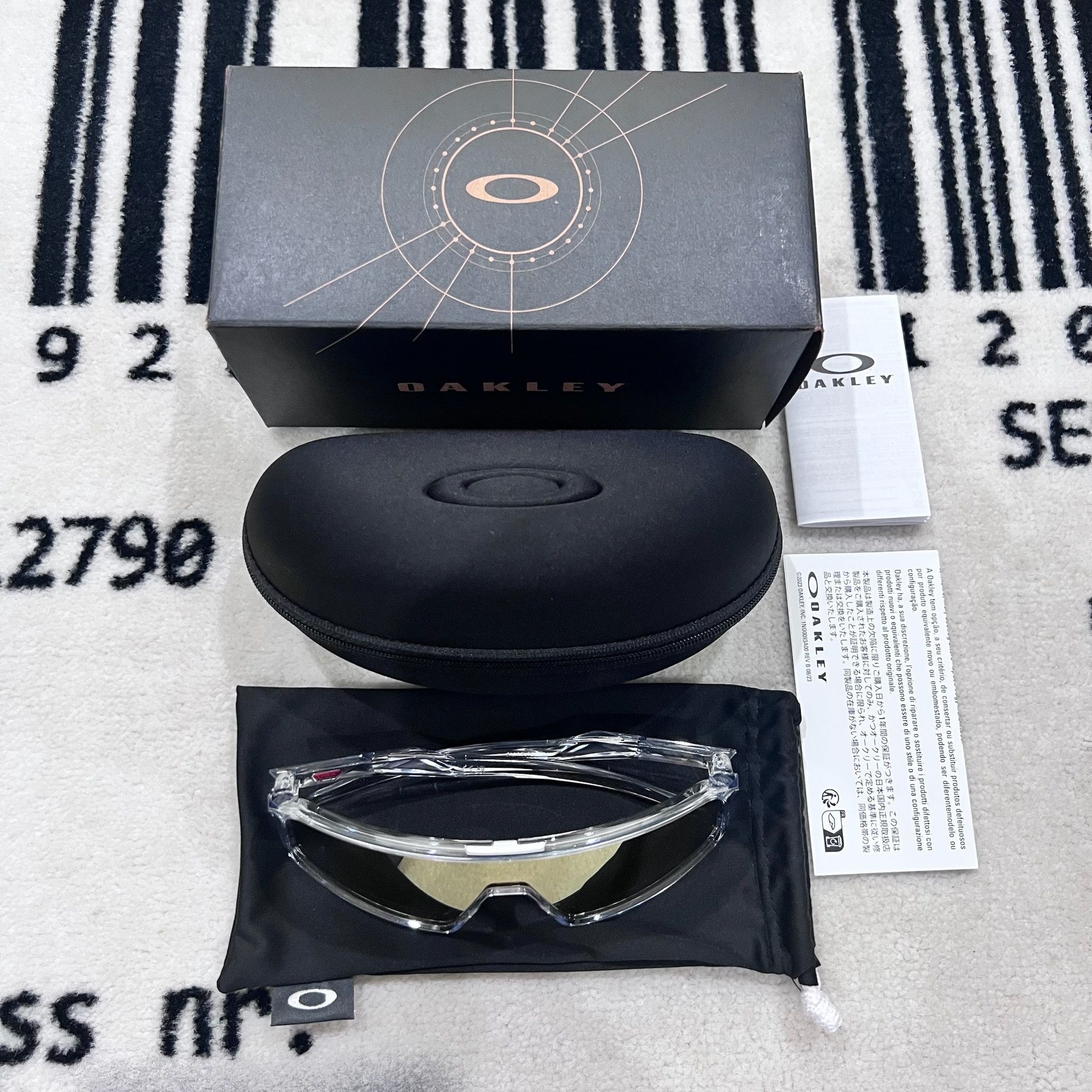Oakley Oakley Sutro Low Bridge Clear Frames w/ Prizm 24K Gold Lens Size ONE SIZE - 13 Thumbnail