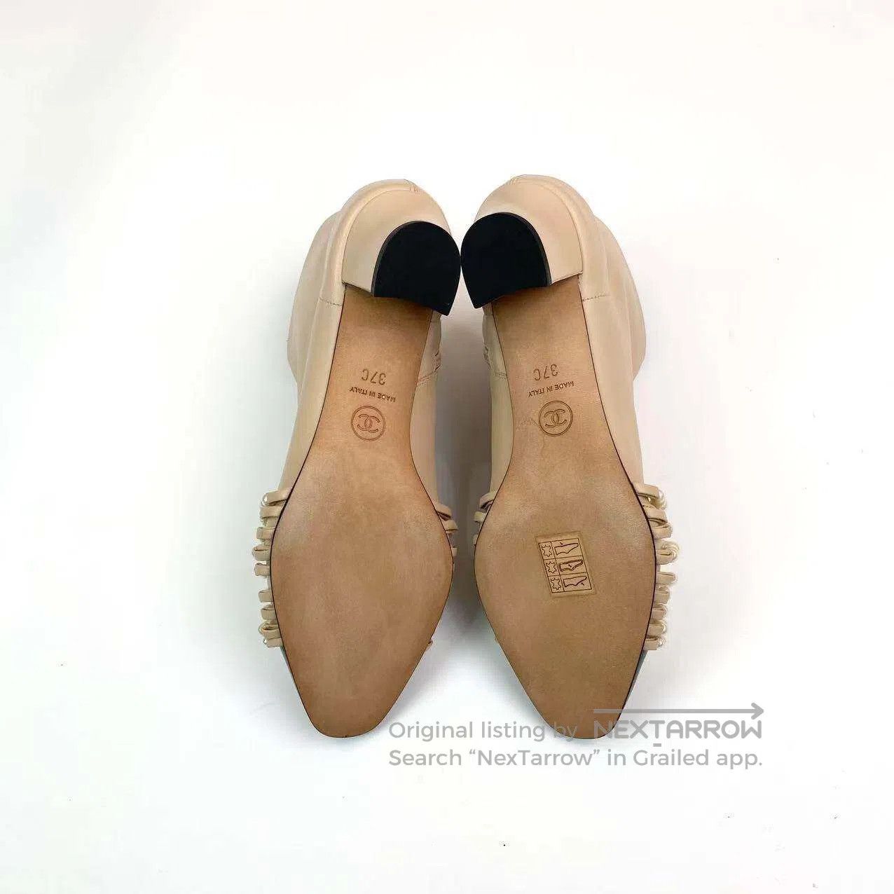 Chanel Chanel Double C logo pearl high heel booties| Size US 6.5 / IT 36.5 - 5 Thumbnail