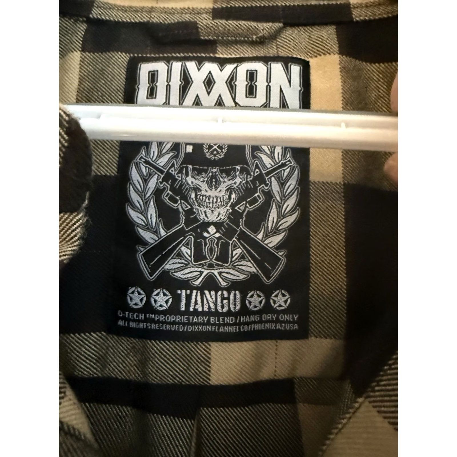 Vintage Dixxon Flannel Co. Tango Men’s Medium Long Sleeve Shirt Black/Khaki Size US M / EU 48-50 / 2 - 3 Thumbnail