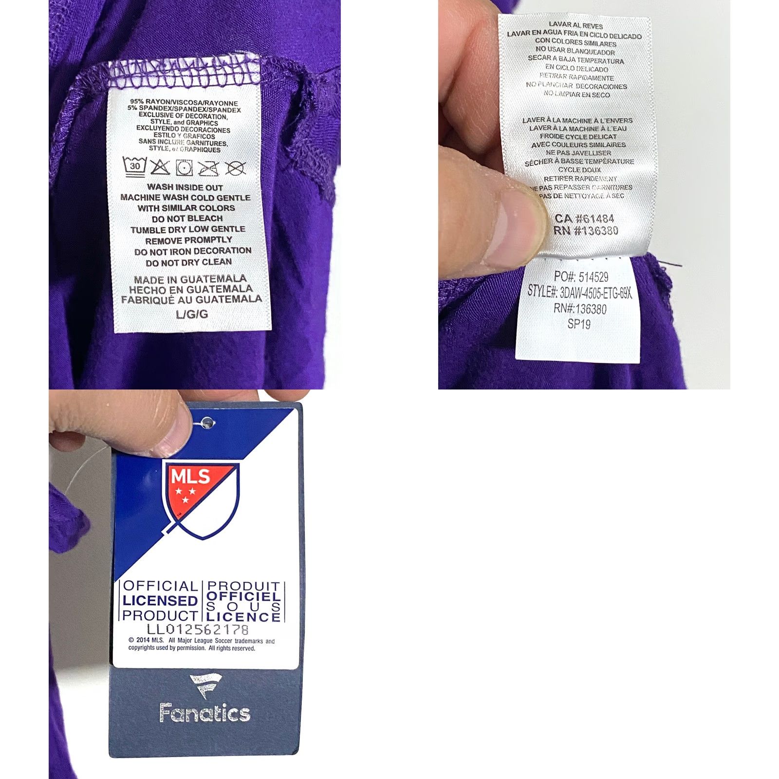 Vintage VINTAGE Orlando City Soccer Fanatics Purple Shirt Women L Cut Out Shoulders Feminine NWT Size L / US 10 / IT 46 - 8 Thumbnail