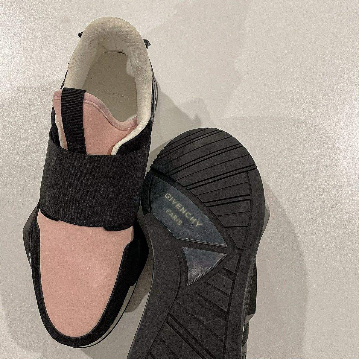 Givenchy Givenchy Multicolor Neoprene and Leather Runner Sneakers Size US 7.5 / IT 37.5 - 5 Thumbnail