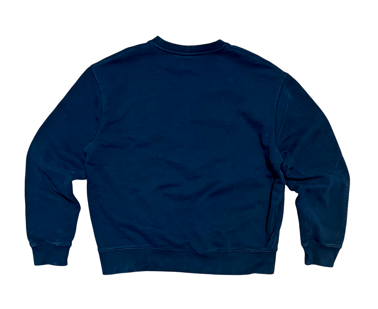 Zara Zara Blank Black Regular Fitting Crew Neck Sweatshirt Size L / US 10 / IT 46 - 3 Thumbnail